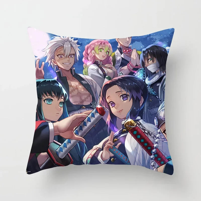 Demon Slayer Kimetsu no Yaiba Pillowcase for Kids Bedroom Decor by Axyaa