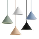 Axyaa Nordic Macaroon Pendant Light - LED Single Head for Restaurant Bedroom