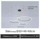 Axyaa Modern Living Room Chandelier LED Indoor Lighting Bedroom Decor