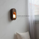 Axyaa LED Wooden Wall Lamp for Modern European Interior Lighting