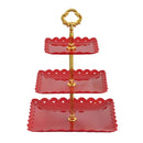 Axyaa Three-tier Cake Stand: Elegant Wedding & Party Dessert Tray