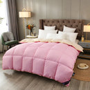 Axyaa 3D Down Quilt - Luxury Goose Down Comforter with Soft Cotton Fabric