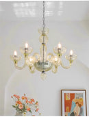 Axyaa Retro European Glass Chandelier for Stylish Spaces