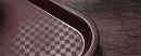 Axya ABS Plastic Tray in Brown/Red/Green/Yellow, Ideal for Serving Food, Fruits, and Snacks
