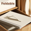 Axyaa Large Foldable Clothing Storage Box with Zipper Lid