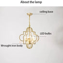 Axyaa Vintage Country Chandelier: Elegant Lighting Fixture for Living & Dining Room