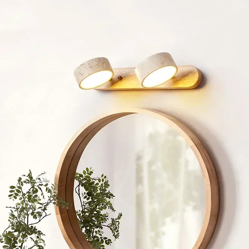 Axyaa Wabi Sabi LED Wall Light for Home Bathroom Decoration