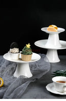 Axyaa Chinese Style Tea & Pastry Tray, Ceramic Fruit Plate Set