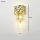 Axyaa Modern Glass Wall Lamp LED Light for Bedroom Living Room TV Background