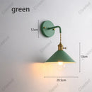 Axyaa Color Iron Wall Lamp for Living Room, Bedroom, Hallway - Retro Creative LED Lighting