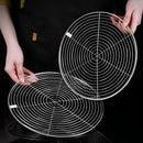 Axyaa Stainless Steel Steamer Rack for Dumplings, Eggs, and More