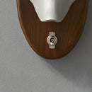 Axyaa Brass Wood Wall Light with E27 Bulb for Bedroom Parlor Stars Aisle Restaurant