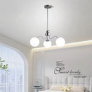 Axyaa Glass Pendant Lights for Kitchen Island Dining Living Room - LED Chandelier Ceiling Lamp Fixtures