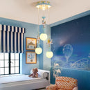 Axyaa Modern Minimalist Kids Room Pendant Light for High-end Bedroom Decor