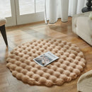 Axyaa Bubble Velvet Faux Rabbit Fur Carpet - Soft & Fluffy Pet Mat for Modern Living Room