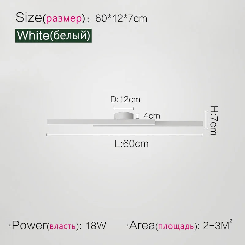 Axyaa Ceiling Lamp for Hallway, Balcony, Cloakroom - Minimalist Room Lighting