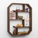 Axya Solid Wood Chinese Wall Display Shelf Zen Shelf for Living Room