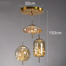 Axyaa Nordic Glass Pendant Light: Modern, Luxury, Small-Sized Design