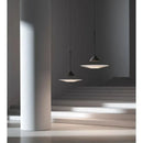 Axyaa Minimalist Nordic LED Acrylic Disc Pendant Light for Artistic Living Room and Dining Room