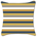 Axyaa Nordic Stripe Printed Pillowcase for Living Room Sofa, Simple Style Cover