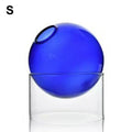 Axyaa Vintage Glass Vase for Tabletop Plants and Flower Arrangements