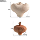 Ceramic Vase for Dried Flower Arrangement by Axyaa