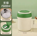 Axyaa Double-Layer Stainless Steel Bento Lunch Box & Vacuum Lifting Pot