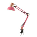 Axyaa Foldable LED Desk Lamp with Clamp, Telescopic Swing Arm for Reading and Study