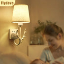 Axyaa Deer Horn LED Wall Light for Living Room, Bedroom, and Corridor