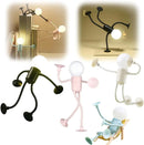 Axyaa Funny Sportsman Night Light Desk Lamp for Bedroom, Bathroom & Kitchen