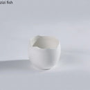 Axyaa Egg Shell Ceramic Soup Bowl Set - Solid Color Snack & Dessert Bowls