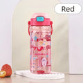Axyaa Kids Cartoon Straw Cup 550ML - Anti-falling Portable Water Bottle