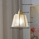 Axyaa Glass Copper Pendant Lamp for Modern Home Decor and Lighting