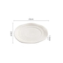 Axyaa Ceramic Steak Plate Set - Elegant Tableware Collection