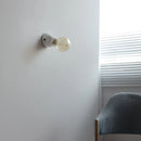 Axyaa LED Bathroom Wall Lamp White Black Glass Nordic Bedside Light