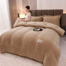 Axyaa Thermal Lamb Velvet Quilt - Thick & Double-faced - Warm & Comfortable