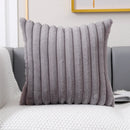 Axyaa Striped Plush Pillow Covers 45*45 - Nordic Home Decor