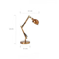 Axyaa Medieval Three-fold Robotic Arm Floor Lamp LED E27 Industrial Standing Lamp