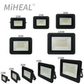 Axyaa LED Industrial Lighting: 10W-100W IP68 Workshop Floodlight for Garage, Mining, and Workshops