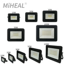 Axyaa LED Industrial Lighting: 10W-100W IP68 Workshop Floodlight for Garage, Mining, and Workshops