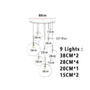 Axyaa Modern Lava Chandelier for Home Decor and Ambiance