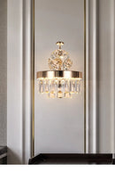 Axyaa Luxury Crystal Ceiling Chandeliers for Living Room Bedroom Villa