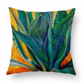 Axyaa Green Plant Cushion Cover for Home Decor