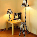 Axyaa Magic Striped Cat Floor Lamp: Dimmable Night Light with Bendable Legs