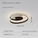 Axyaa Gold Round LED Ceiling Chandelier Remote Control Light for Home Decor