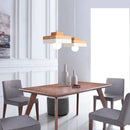 Axyaa Solid Wood Chandelier LED Light for Bedroom, Restaurant, and Balcony
