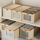 Axyaa Fabric Window Storage Box: Large Clothing & Toy Organizer