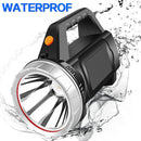 Axya Portable LED Searchlight Flashlight – USB Rechargeable, Powerful Handheld Work Light