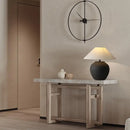 Axyaa Ceramic Table Lamp for Simple & Retro Room Decor