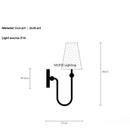 Axyaa French Linen Wall Light: Minimalist Style for Home Decor & Reading
